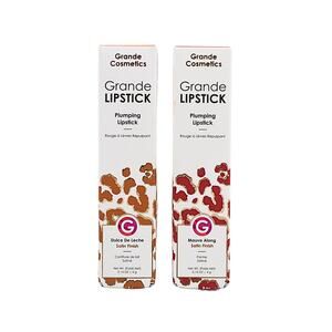 GrandeLIPSTICK Satin Finish Plumping Lipstick - 0.14 oz